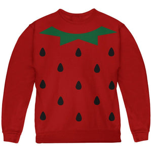 Halloween Strawberry Costume Red Youth Sweatshirt