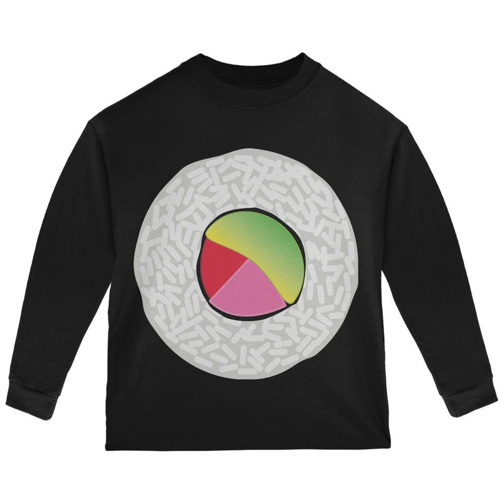 Halloween Sushi Costume 2 Black Toddler Long Sleeve T-Shirt