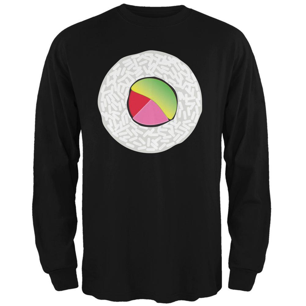 Halloween Sushi Costume 2 Black Adult Long Sleeve T-Shirt