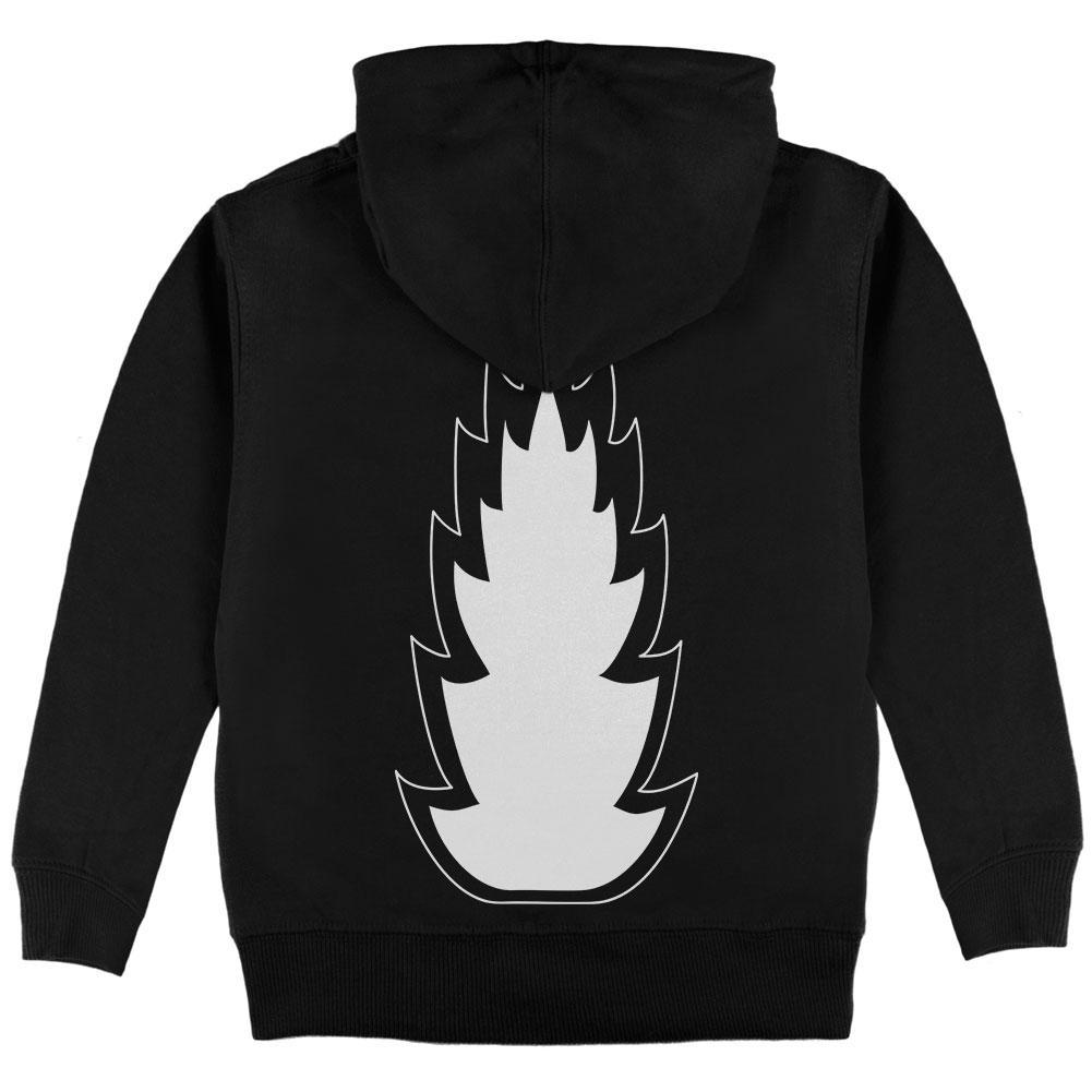 Skunk Costume Black Toddler Hoodie