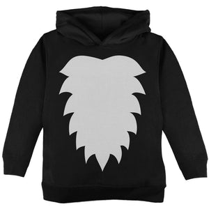 Skunk Costume Black Toddler Hoodie