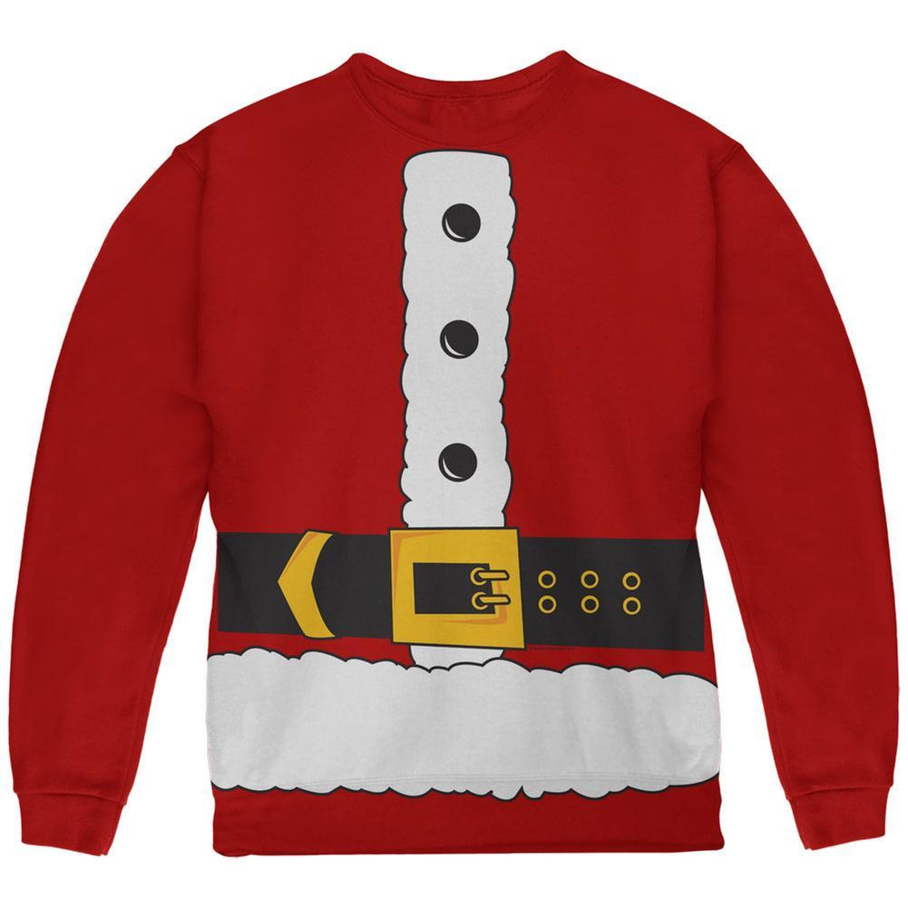 Santa Claus Costume Red Youth Sweatshirt