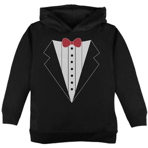 Halloween Tuxedo Costume Black Toddler Hoodie