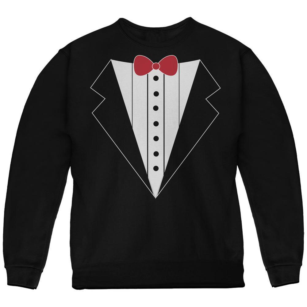 Halloween Tuxedo Costume Black Youth Sweatshirt