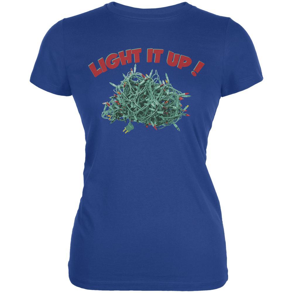 Christmas Light It Up Royal Juniors Soft T-Shirt