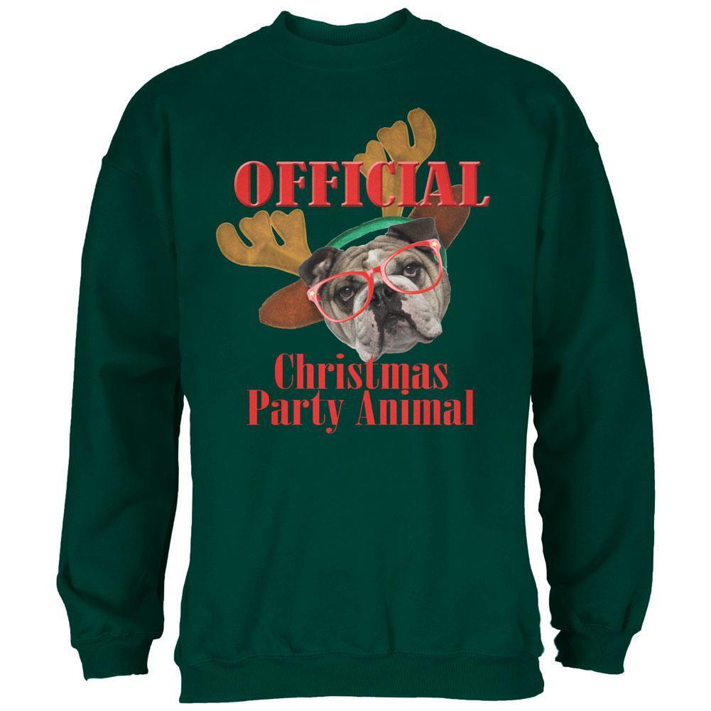 Christmas Party Animal Forest Adult Sweatshirt