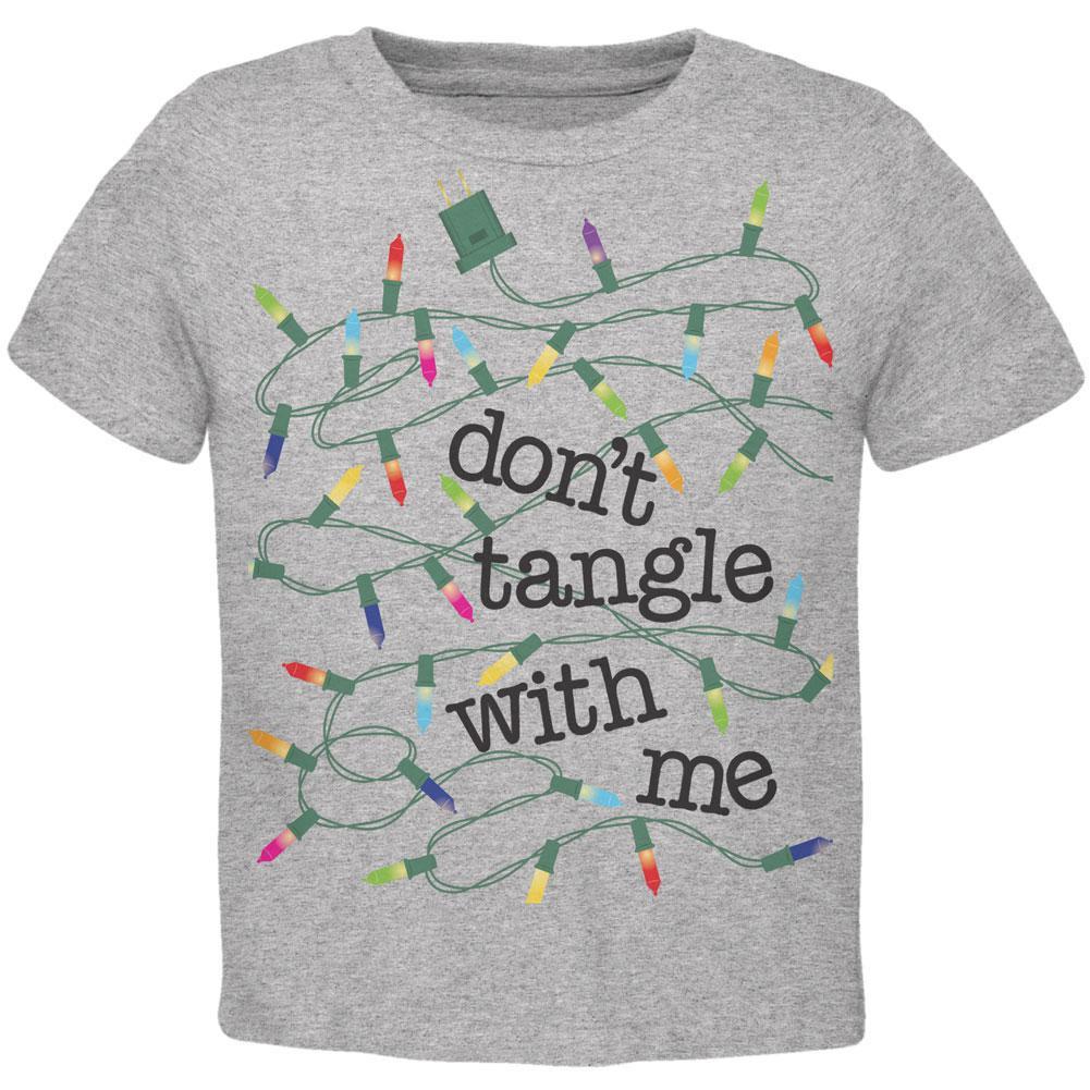 Christmas Dont Tangle With Me Heather Toddler T-Shirt