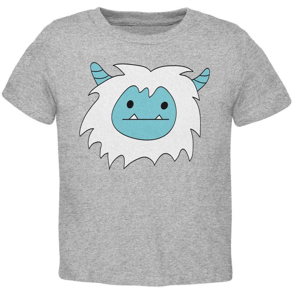 Christmas Abominable Yeti Heather Toddler T-Shirt