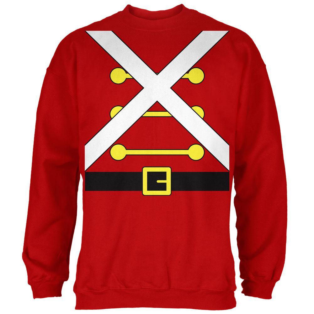 Christmas Toy Soldier Costume Red Adult Sweatshirt