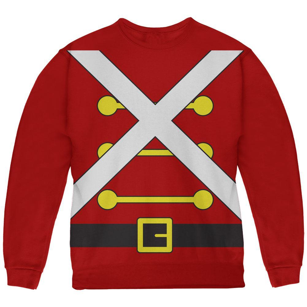 Christmas Toy Soldier Costume Red Youth Sweatshirt