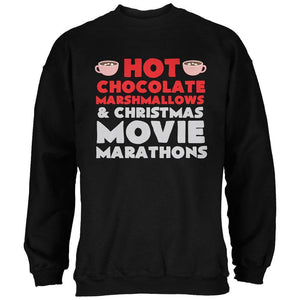 Christmas Hot Chocolate Black Adult Sweatshirt
