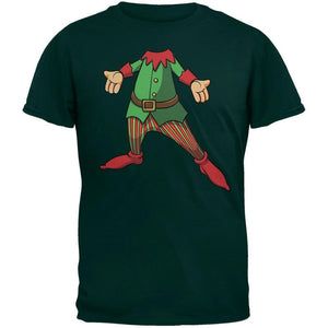 Christmas Happy Elf Forest Adult T-Shirt
