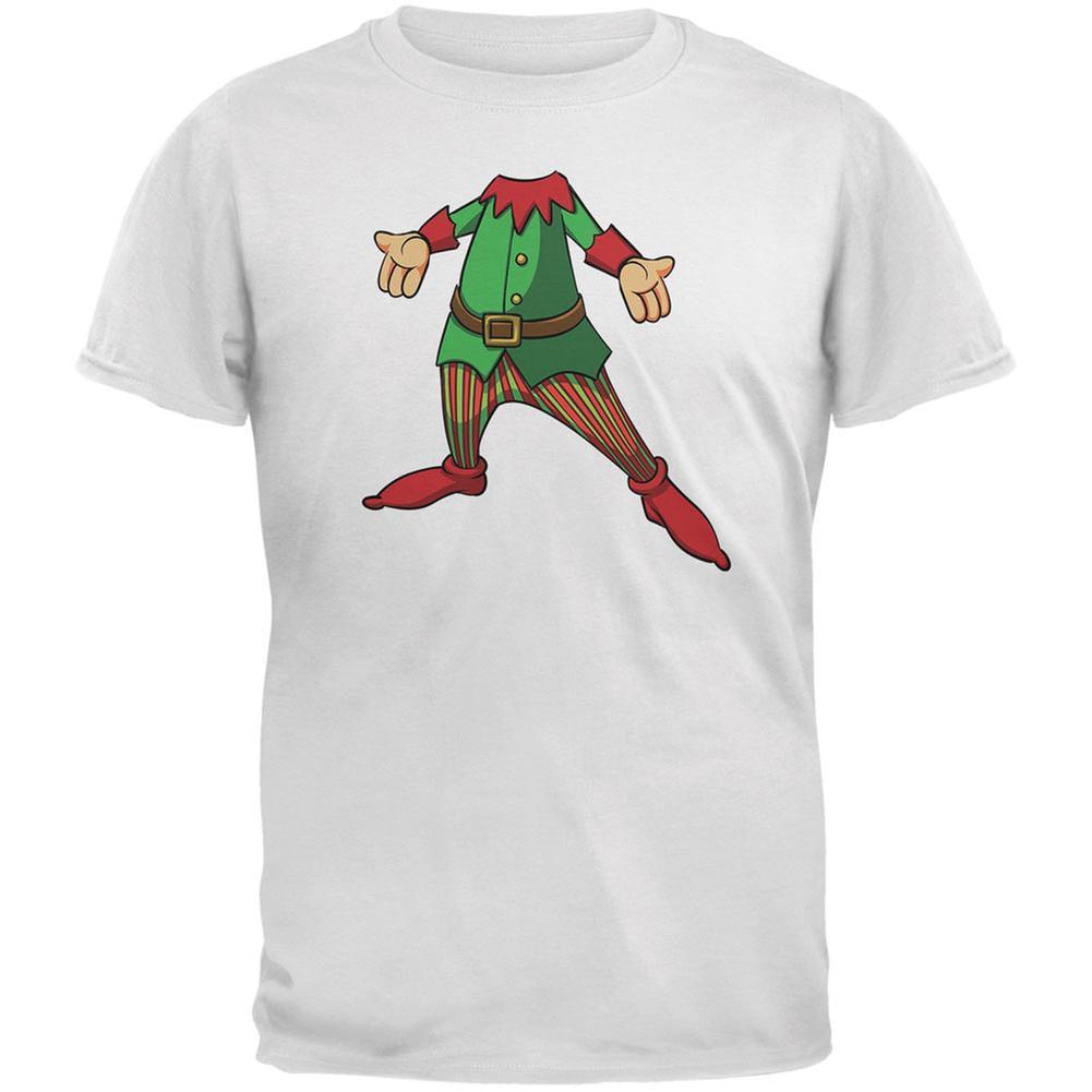 Christmas Happy Elf White Youth T-Shirt