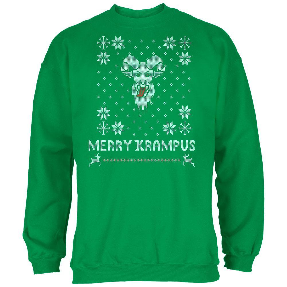 Christmas Merry Krampus Ugly Xmas Sweater Irish Green Adult Sweatshirt