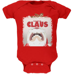 Christmas Santa Jaws Claus Horror Red Soft Baby One Piece