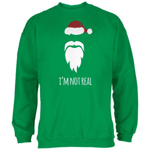 Santa I'm Not Real Irish Green Adult Sweatshirt