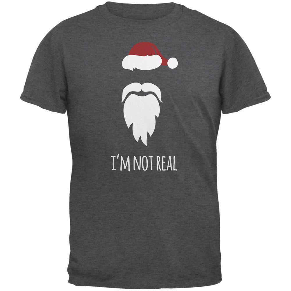 Santa I'm Not Real Dark Heather Adult T-Shirt