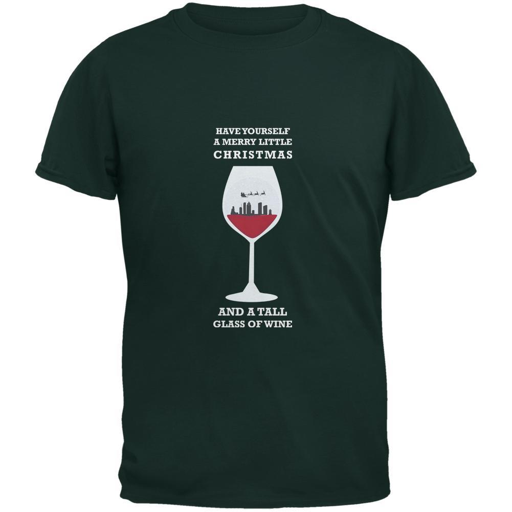 Christmas in a Glass Forest Adult T-Shirt