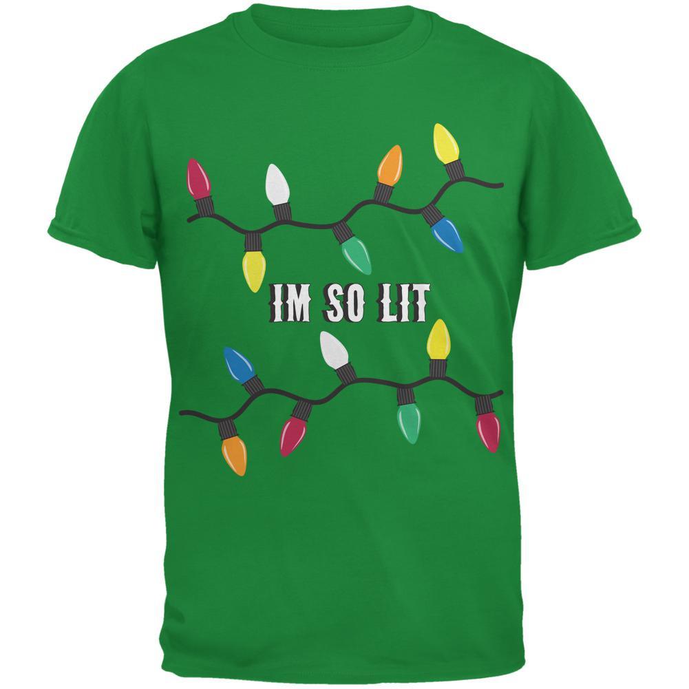Christmas So Lit Irish Adult T-Shirt