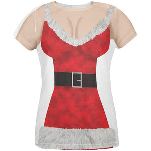 Sexy Mrs. Claus All Over Womens T-Shirt