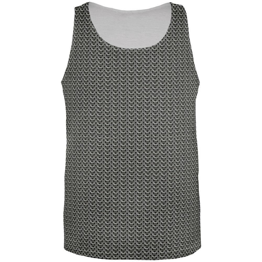 Halloween Chainmail Costume All Over Adult Tank Top