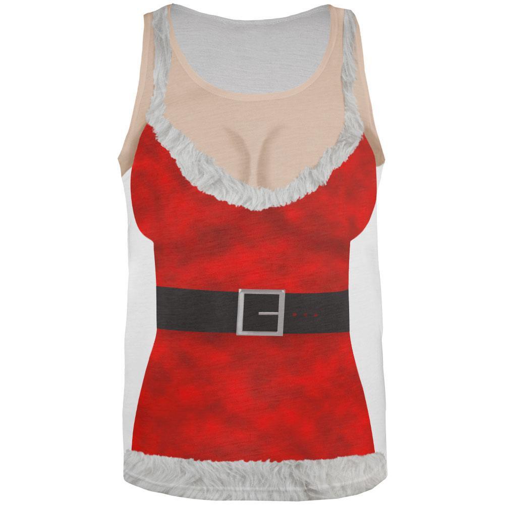 Christmas Sexy Mrs. Claus All Over Adult Tank Top