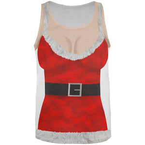 Christmas Sexy Mrs. Claus All Over Adult Tank Top