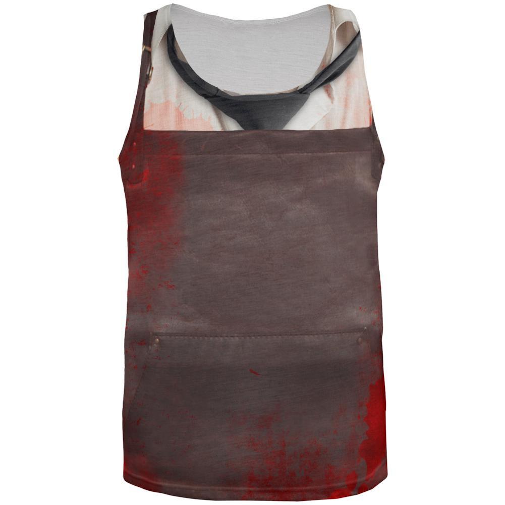 Leather Face Costume All Over Adult Tank Top