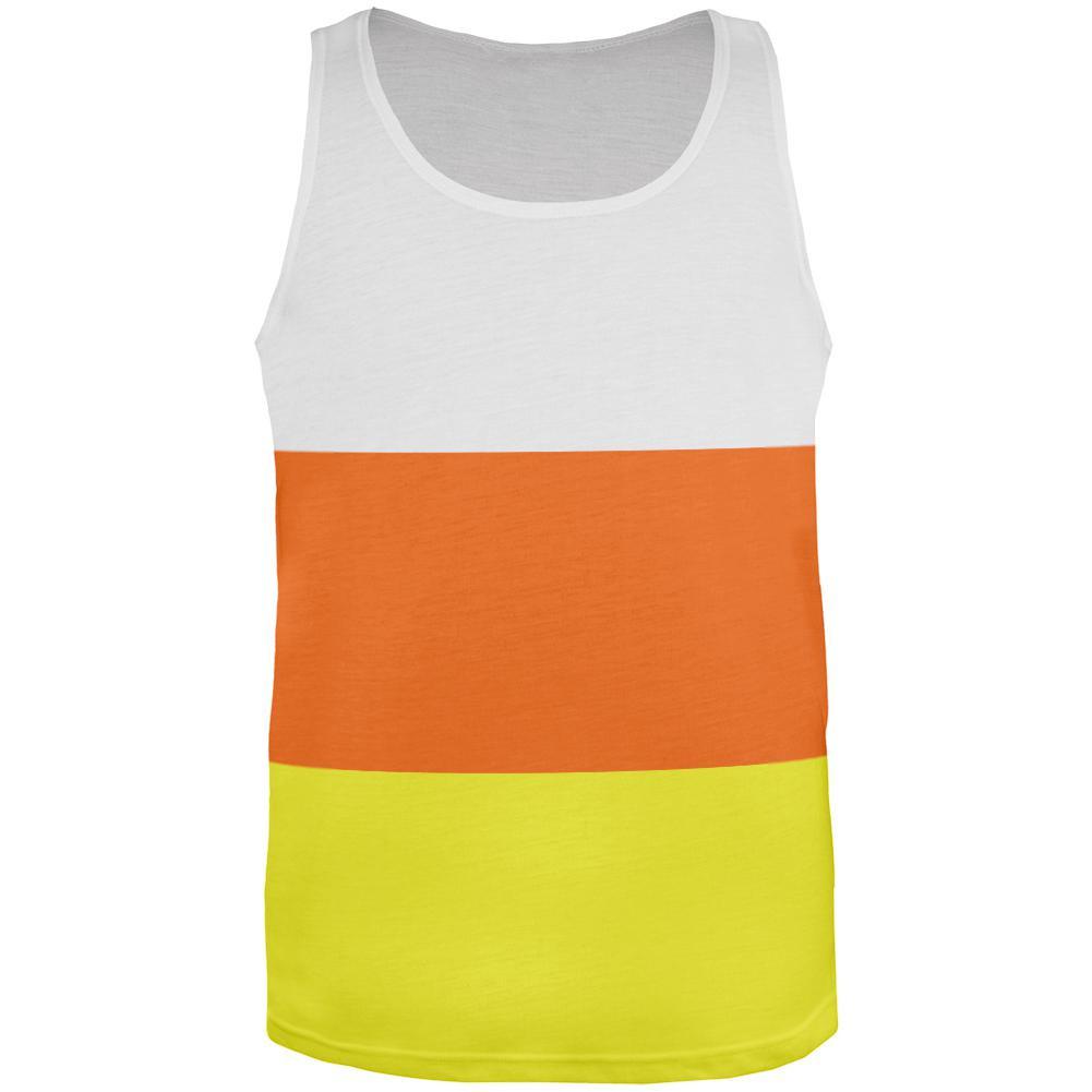 Halloween Candy Corn Costume All Over Adult Tank Top