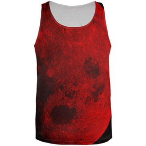 Halloween Blood Moon All Over Adult Tank Top