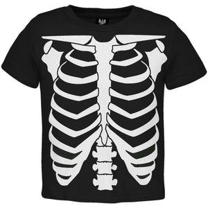 Skeleton Glow In The Dark Costume Toddler T-Shirt