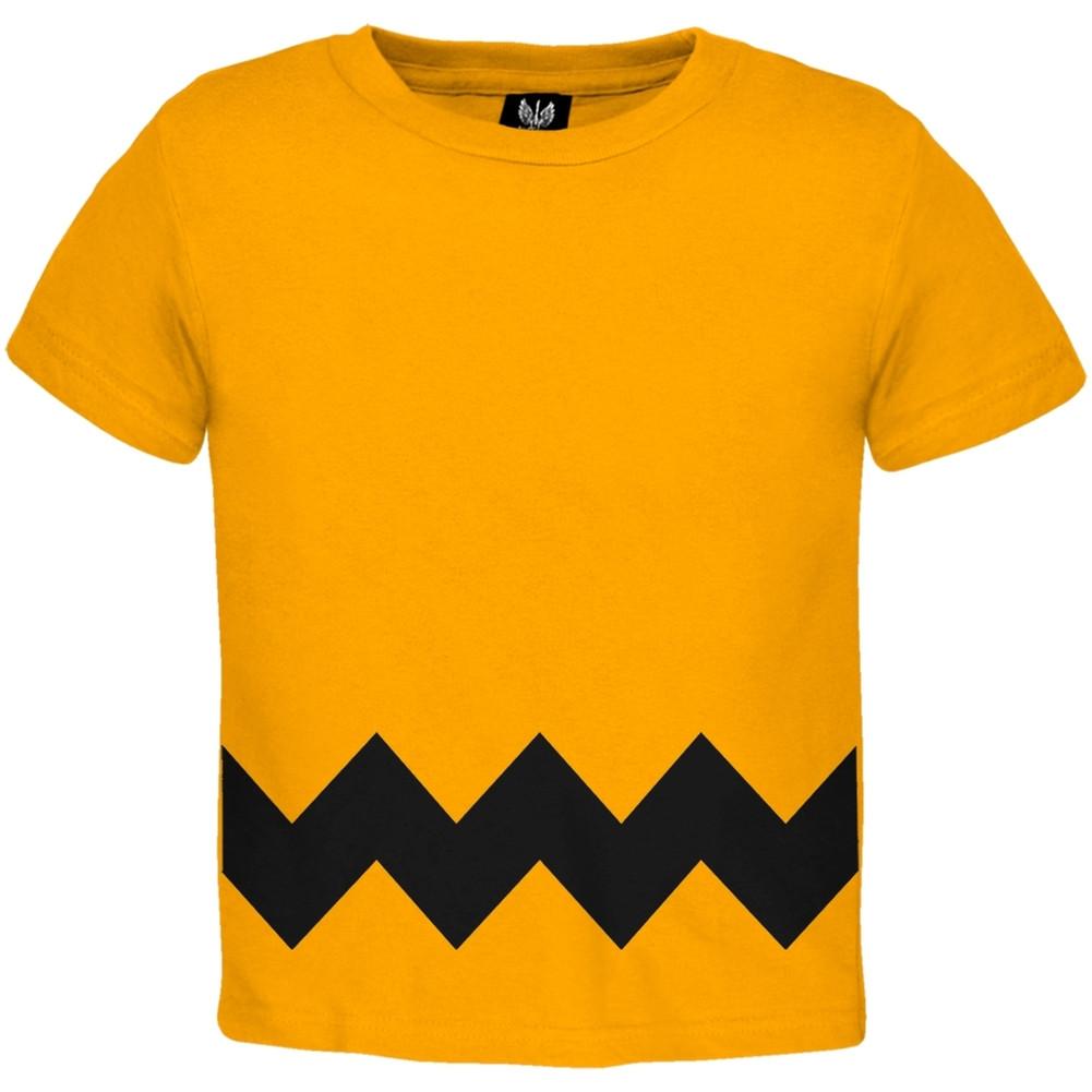 Halloween Yellow Zig Zag Costume Toddler T-shirt