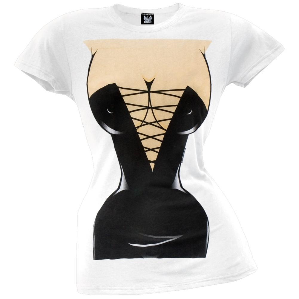Halloween Dominatrix Juniors Costume T-Shirt