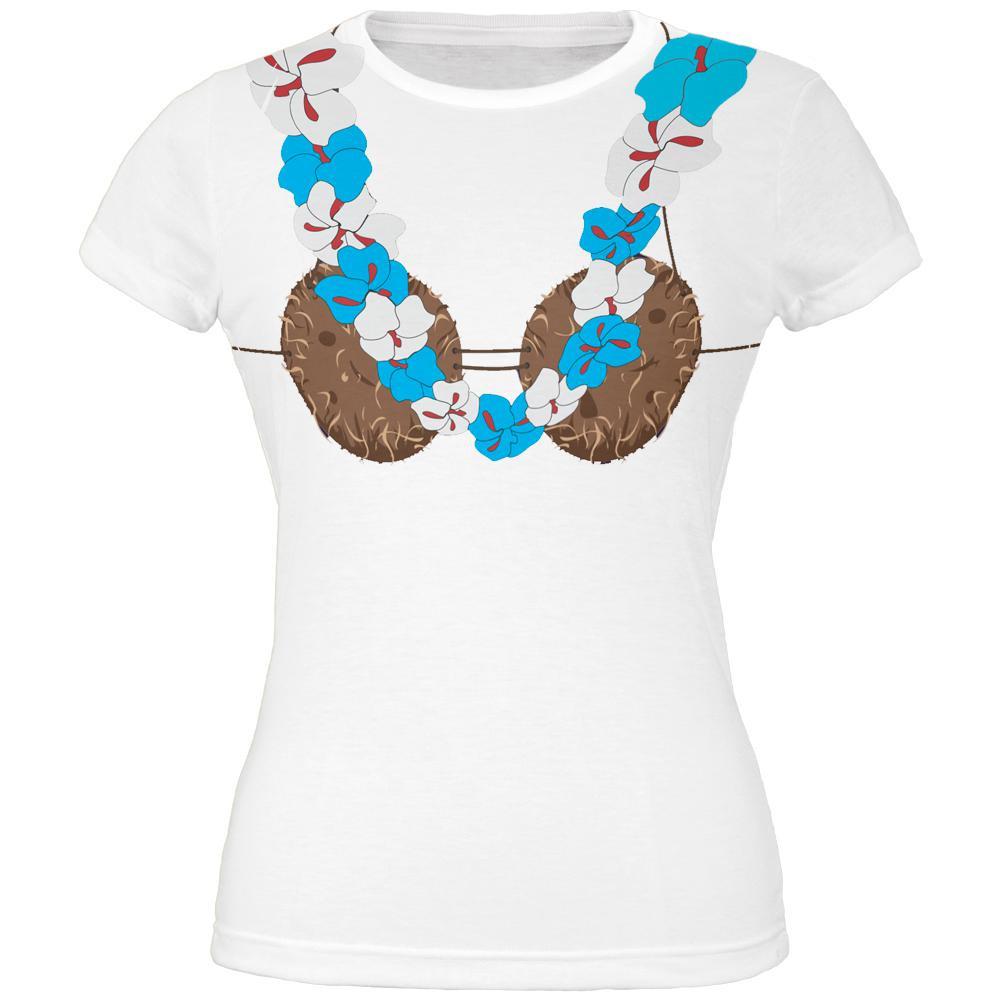Halloween Coconut Bra Juniors T-Shirt