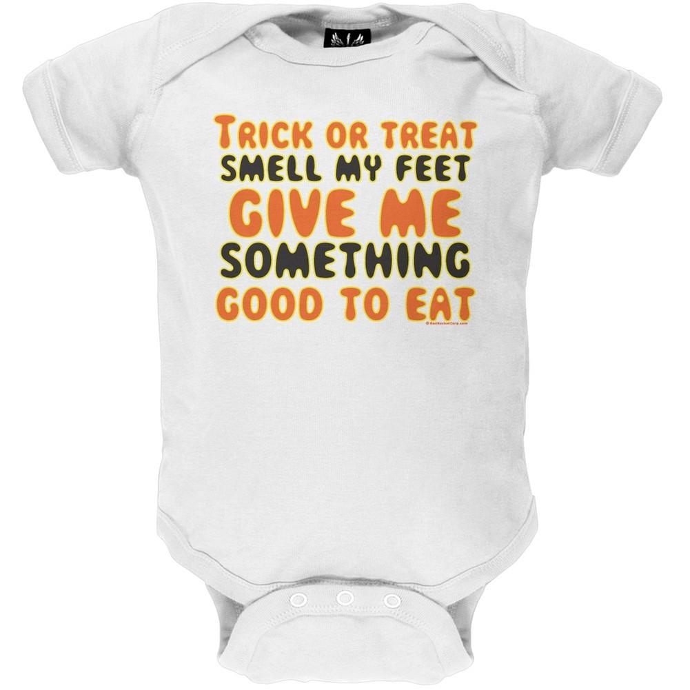 Halloween Trick or Treat Smell My Feet Baby One Piece