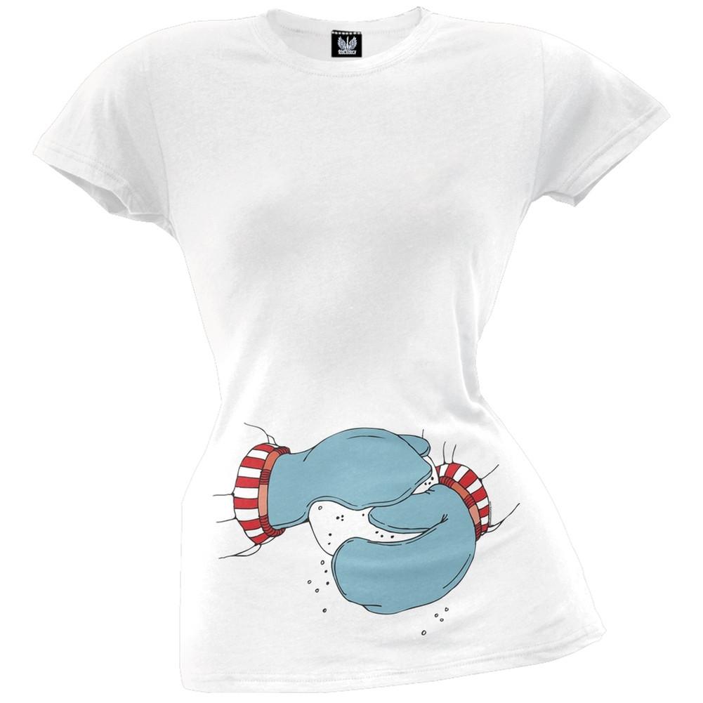 Making A Snowball Juniors T-Shirt