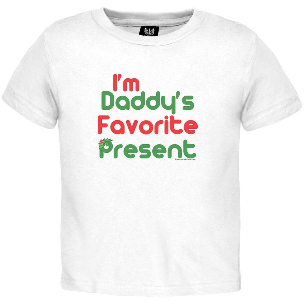 Daddy's Favorite Present - Holiday Toddler T-Shirt