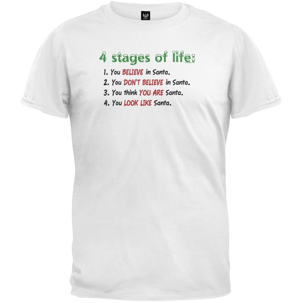 4 Stages Of Life Holiday T-Shirt