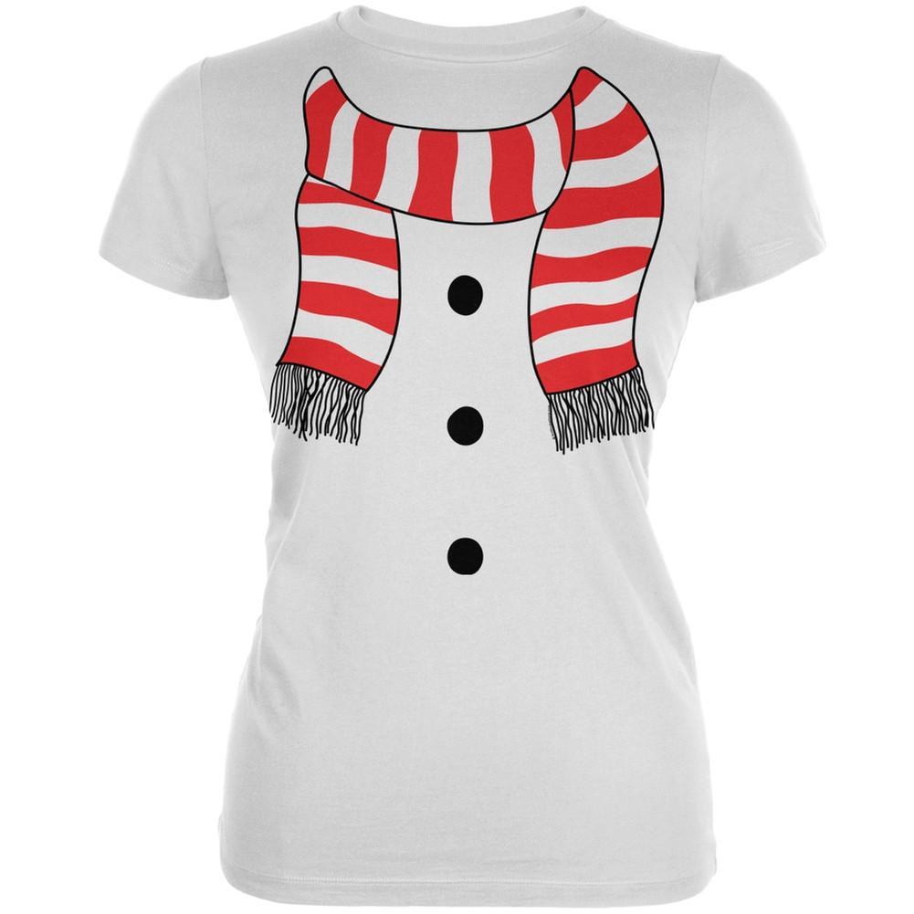Halloween Snowman Suit Juniors Costume T-Shirt