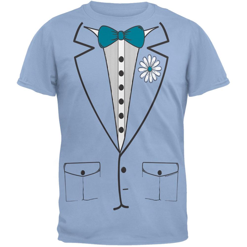 Halloween Blue Leisure Suit Tuxedo T-Shirt