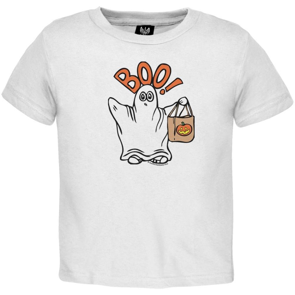 Halloween Boo! Ghost White Toddler T-Shirt