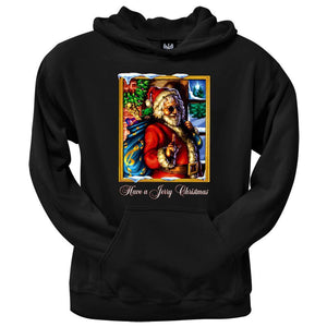 Grateful Dead - Jerry Garcia Christmas Black Pullover Hoodie