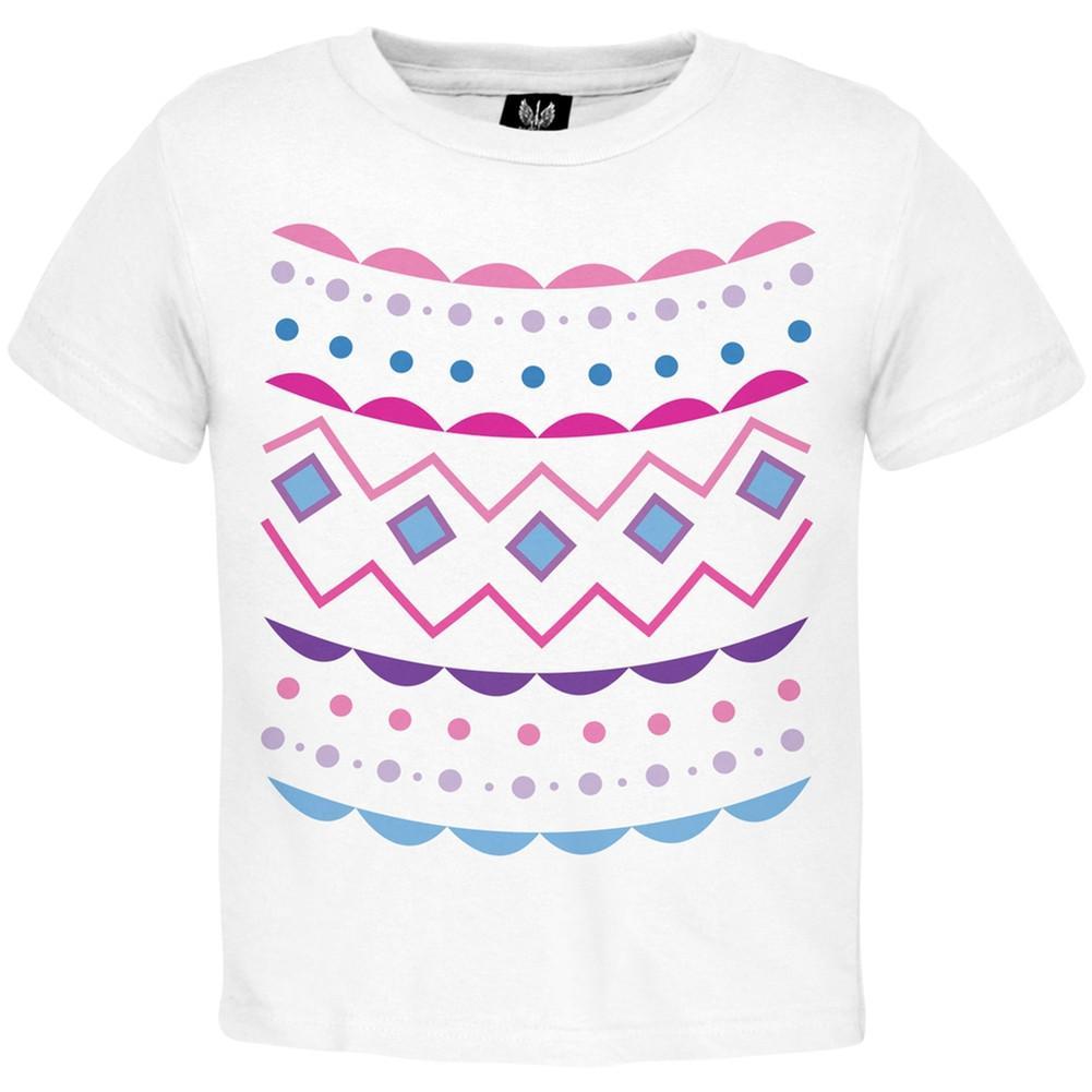 Easter Egg Pink Zig Zag Costume Toddler T-Shirt