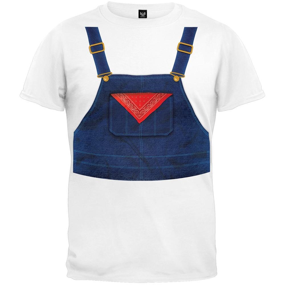 Halloween Farmer Overalls Costume T-Shirt