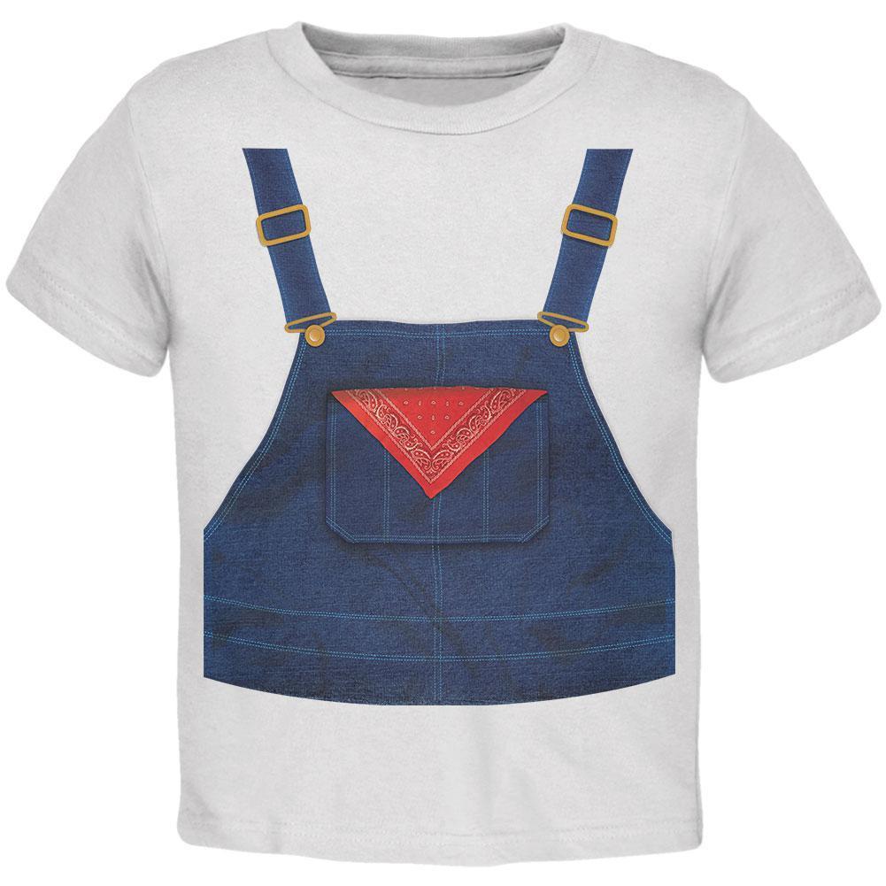 Halloween Farmer Overalls Costume Toddler T-Shirt