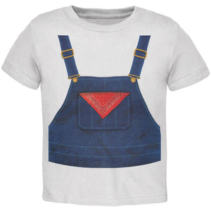 Halloween Farmer Overalls Costume Toddler T-Shirt