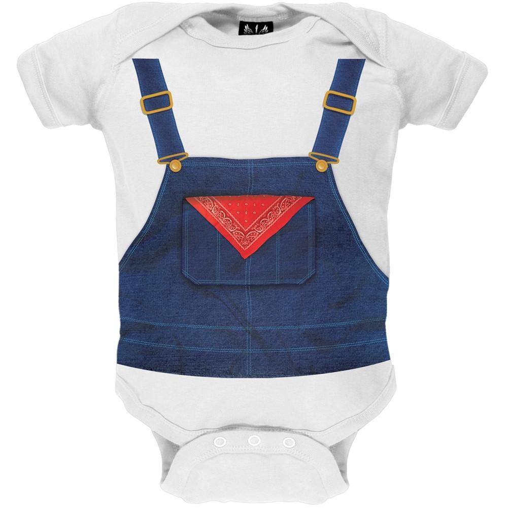 Halloween Farmer Overalls Costume Baby One Piece