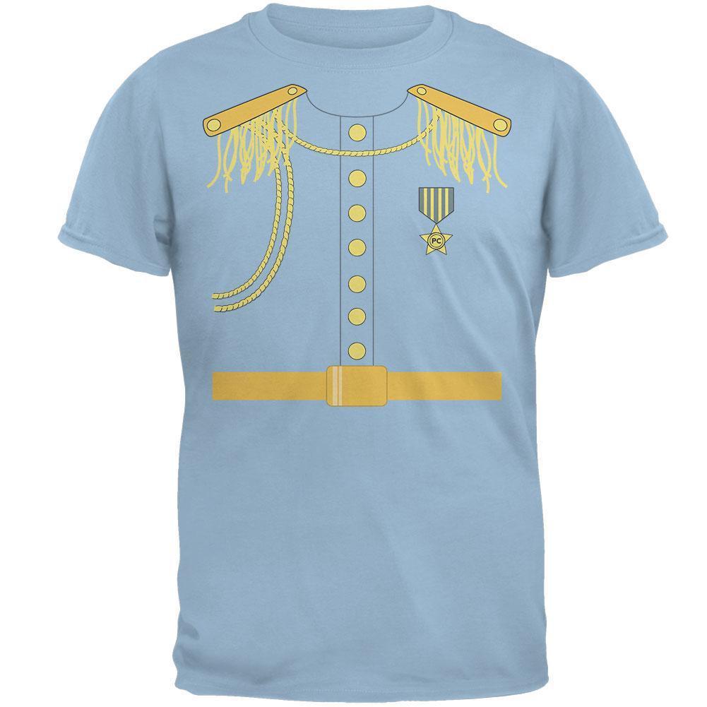 Halloween Prince Charming Costume Light Blue Adult T-Shirt