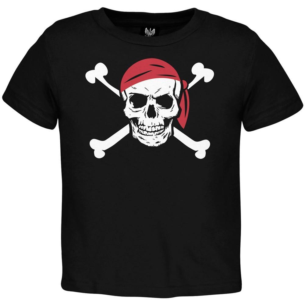 Halloween Jolly Roger Pirate Costume Toddler T-Shirt