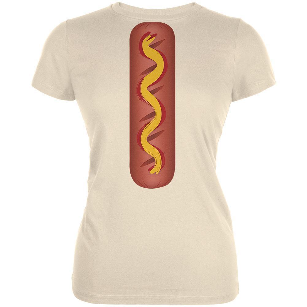 Halloween Hot Dog Costume Juniors T-Shirt